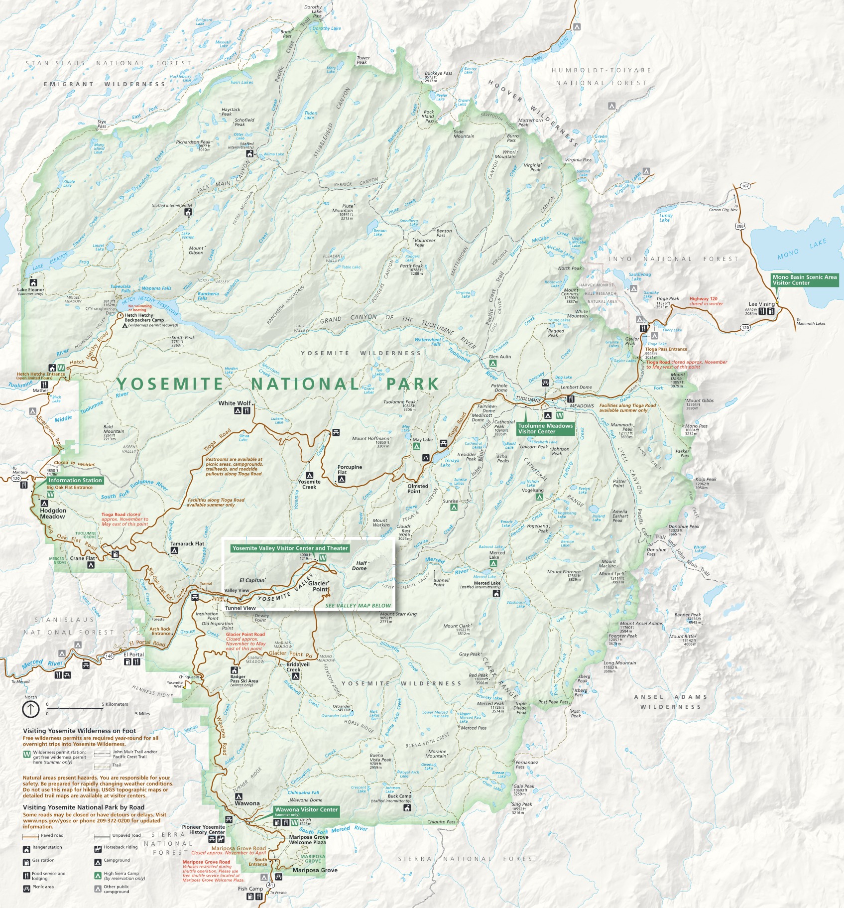 Yosemite Campground Map Pdf Nu Yazzie